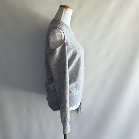 Veronica Beard Cashmere Cold Shoulder Sweater - sz M - Picture 3 of 6